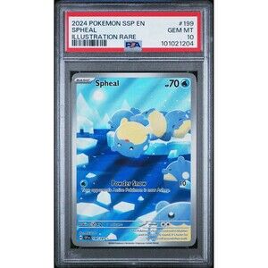 Spheal 199/191 Sv08: Surging Sparks Holo PSA 10
